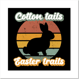 Cotton tails Easter trails Posters and Art